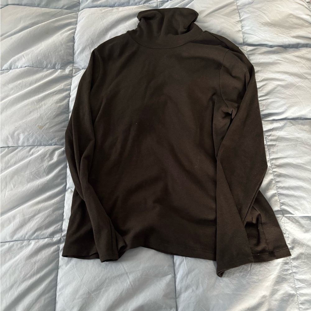 Jones New York Black Turtleneck Sweater